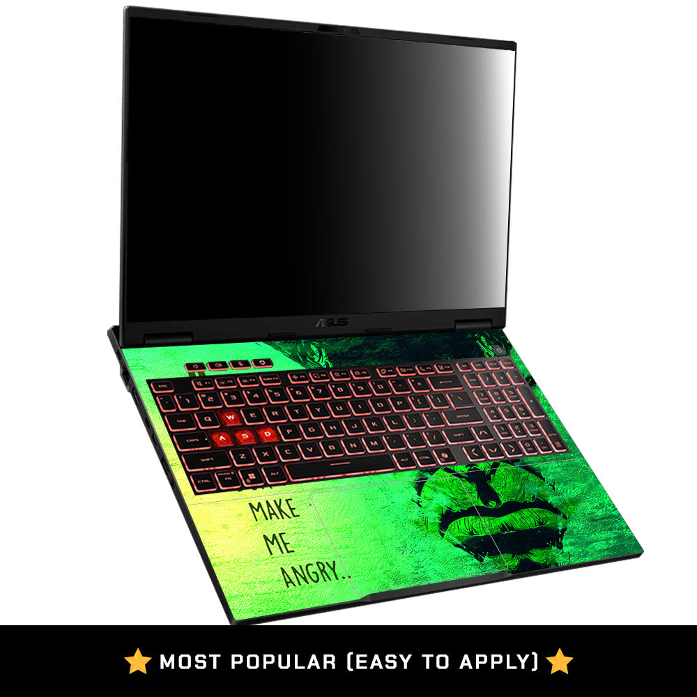 Hulk Don't Make Me Angry Asus TUF Gaming A16 2025 Laptop Skin