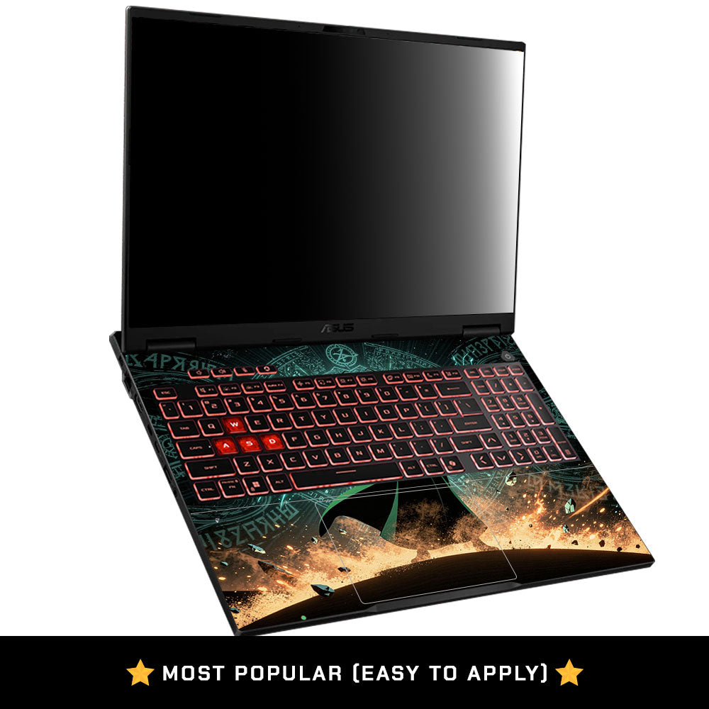 Neon Trickster God Asus TUF Gaming A16 2025 Laptop Skin
