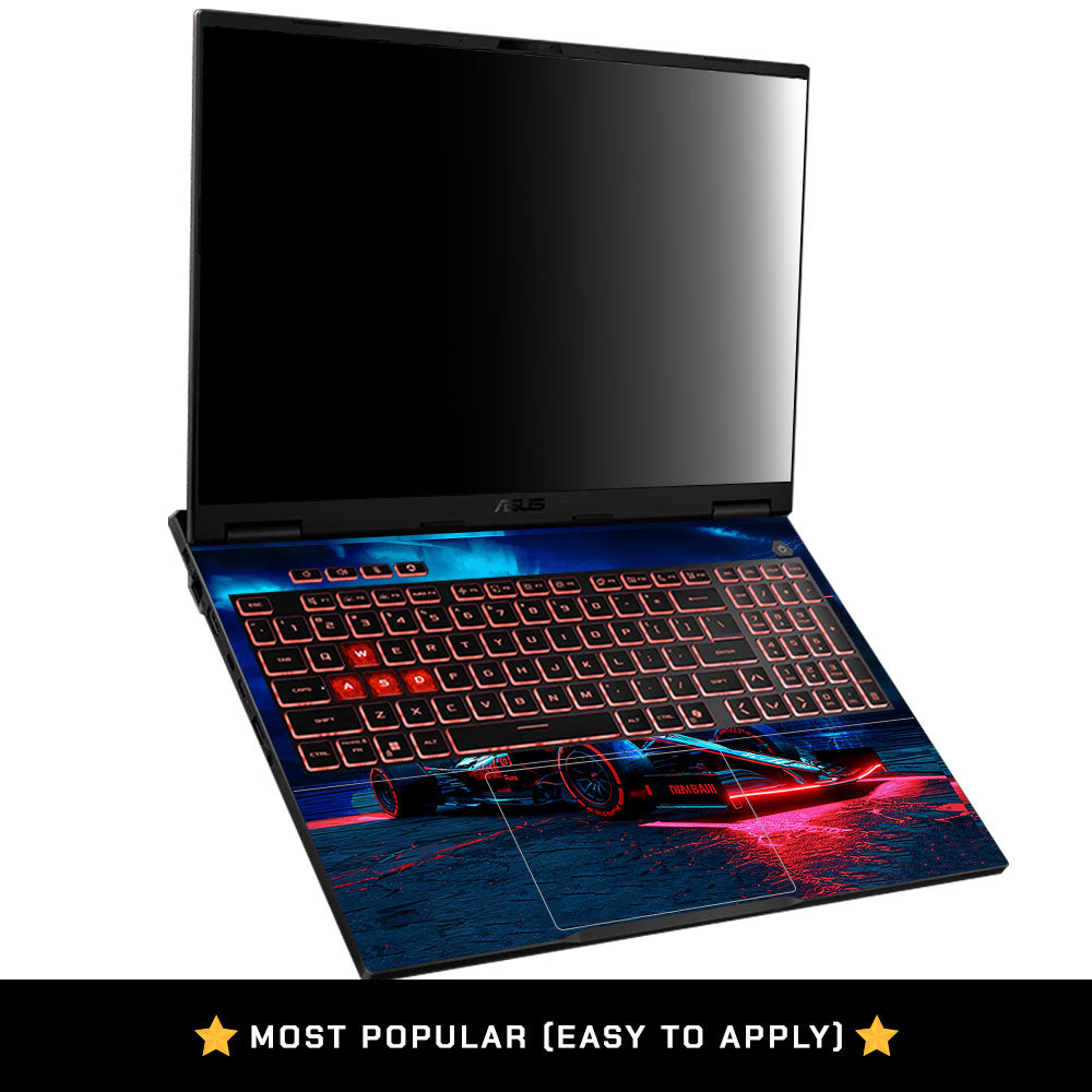 Fututristic Formula 1 Asus TUF Gaming A16 2025 Laptop Skin