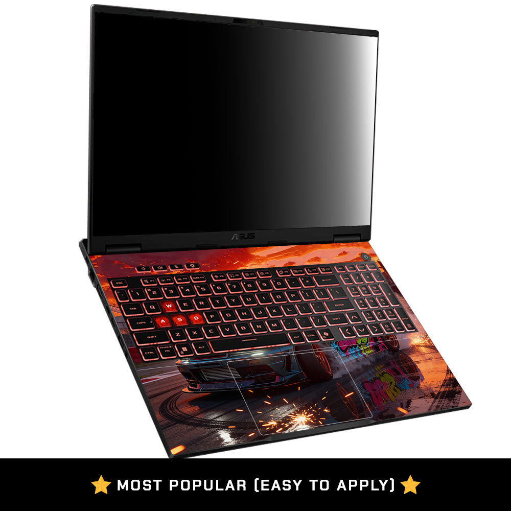 Tokyo Drift Vibes Asus TUF Gaming F16 2025 Laptop Skin