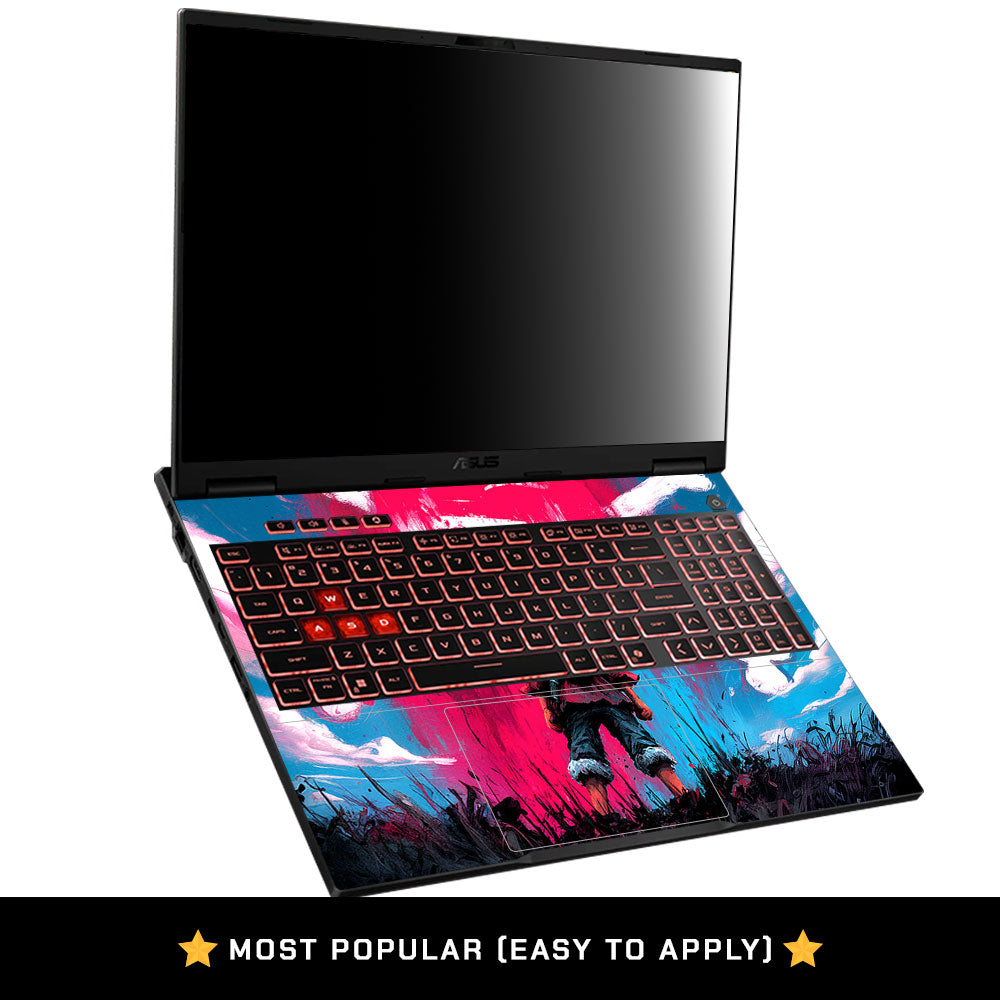 Anime Pirate Graffiti Asus TUF Gaming F16 2025 Laptop Skin