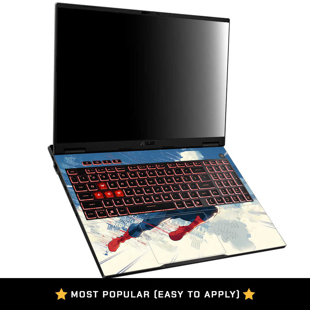 Spiderman Velocity Asus TUF Gaming A16 2025 Laptop Skin