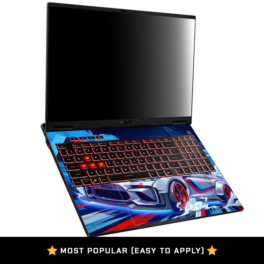 BMW M Performance Asus TUF Gaming A16 2025 Laptop Skin