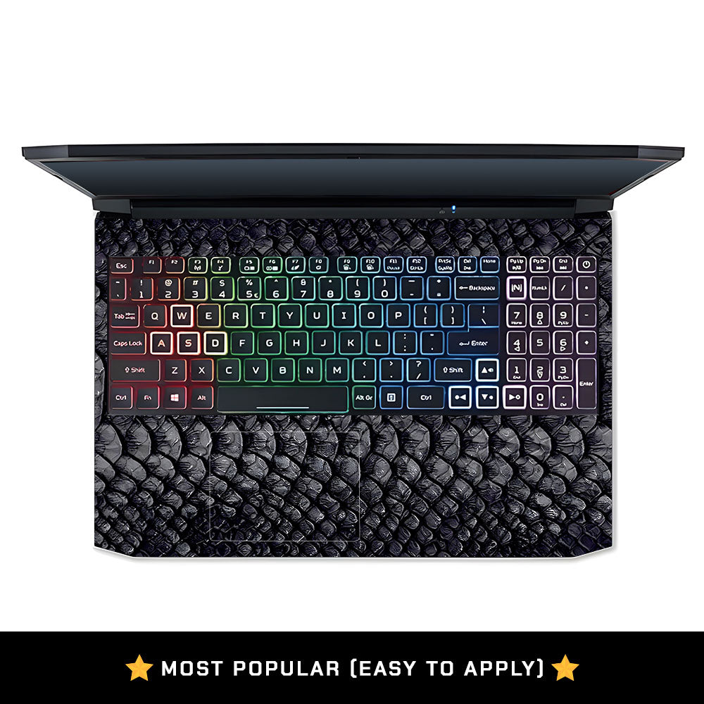 Black Dragon Scale Acer Nitro 5 AN515 44, 56 Laptop Skin