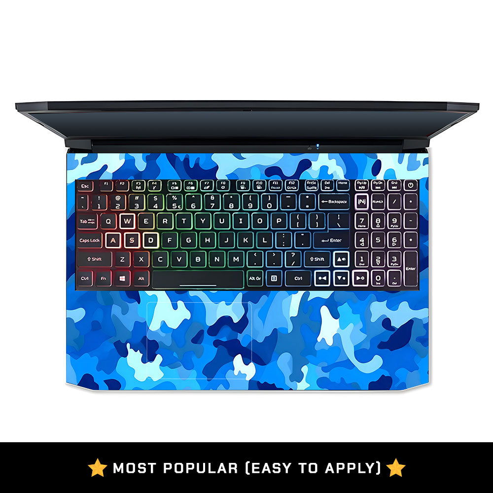 Arctic Blue Camo Pattern Acer Nitro 5 AN515 44, 56 Laptop Skin