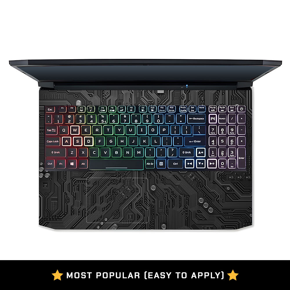 FOMO Circuit Dark Mode Acer Nitro 5 AN515 44, 56 Laptop Skin