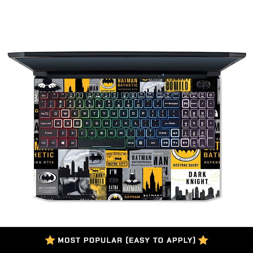 Dark Hero Collage Acer Nitro 5 AN515 44, 56 Laptop Skin