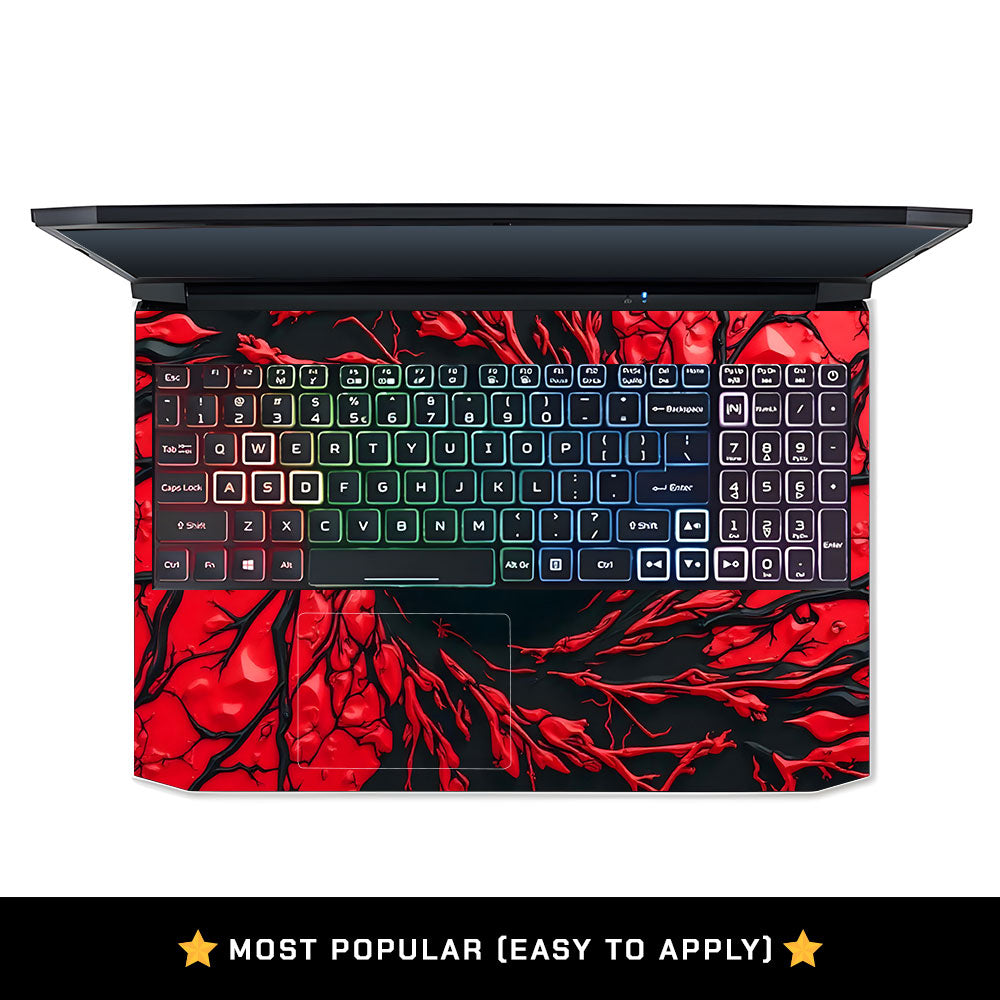 Spiderman Web Red Acer Nitro 5 AN515 44, 56 Laptop Skin