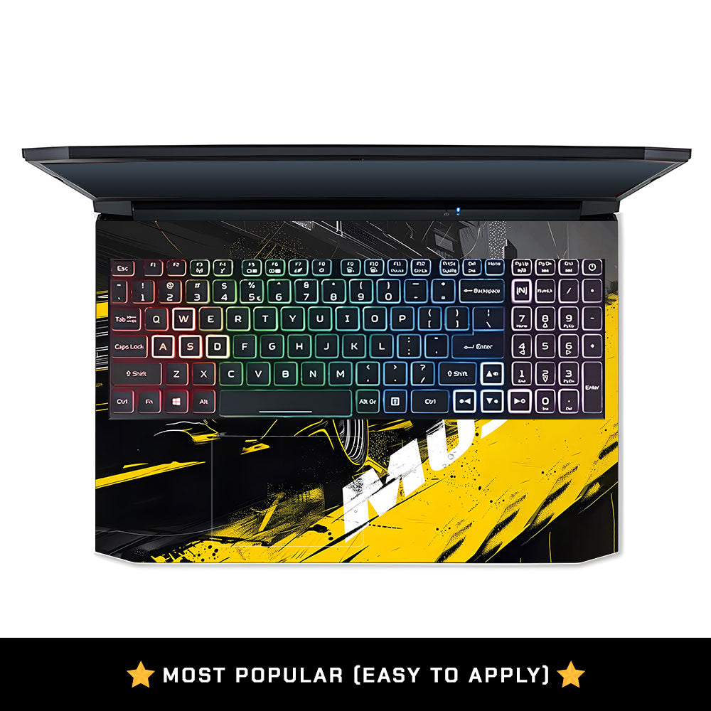 Black Muscle Acer Nitro 5 AN515 44, 56 Laptop Skin