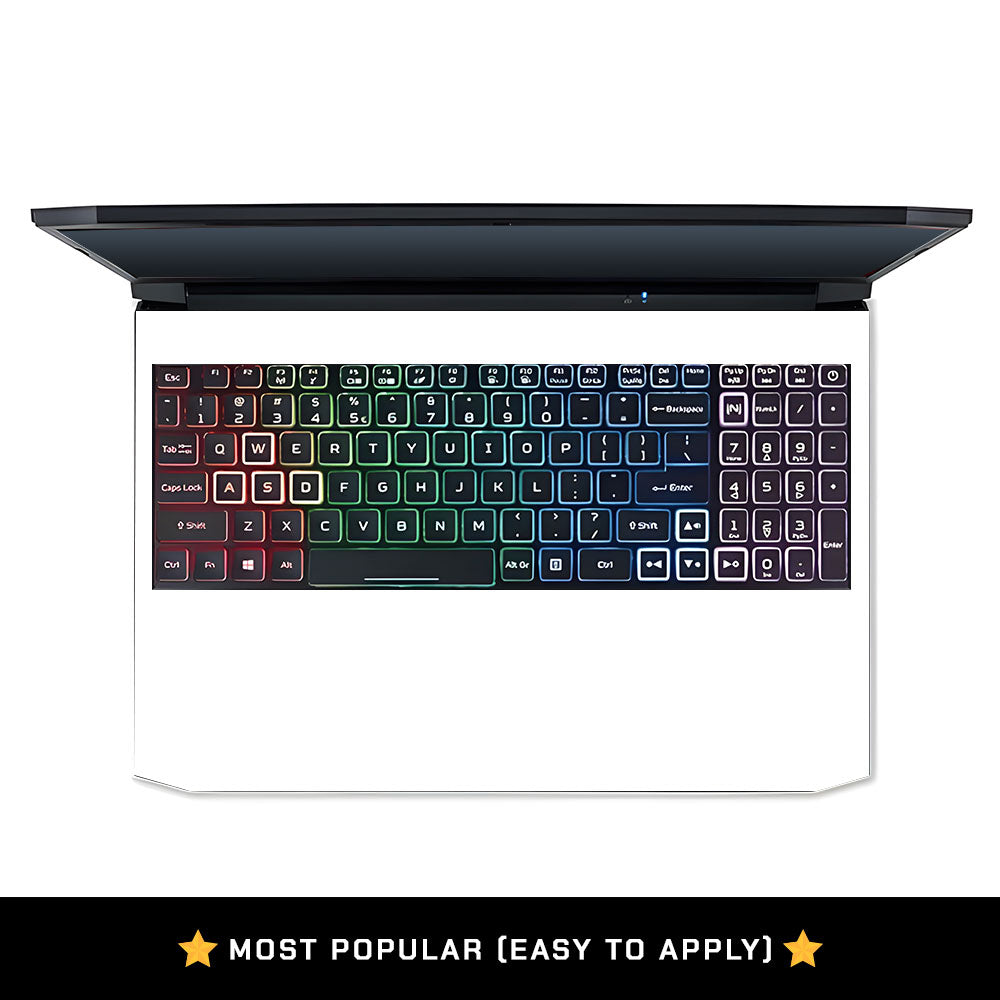 Textured White Acer Nitro 5 AN515 44, 56 Laptop Skin