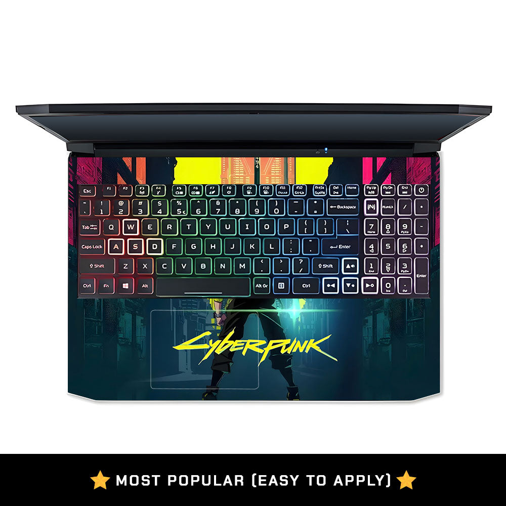 Cyberpunk Uprising Acer Nitro 5 AN515 44, 56 Laptop Skin