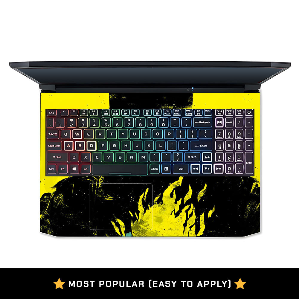 Backlit SAMURAI Jacket Acer Nitro 5 AN515 44, 56 Laptop Skin