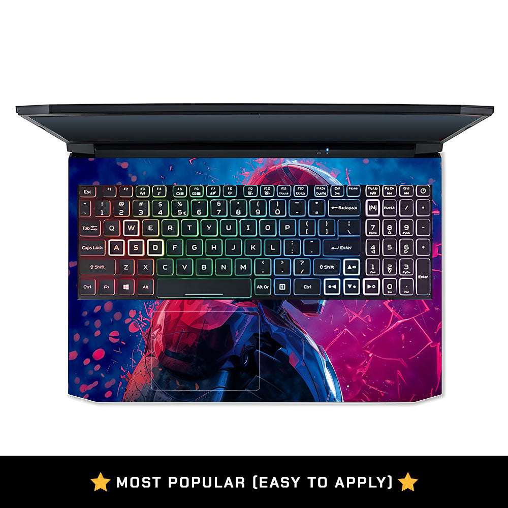 Neon Armored Hero Acer Nitro 5 AN515 44, 56 Laptop Skin