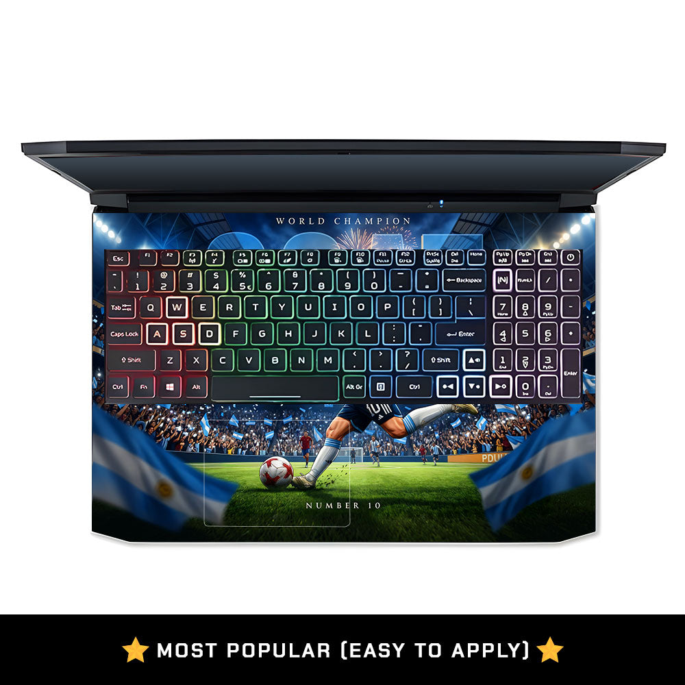 Messi World Champ Energy Acer Nitro 5 AN515 44, 56 Laptop Skin