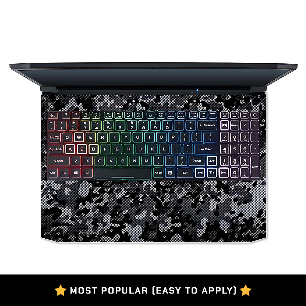 Stealth Grey Camo Acer Nitro 5 AN515 45, 55, 57 Laptop Skin
