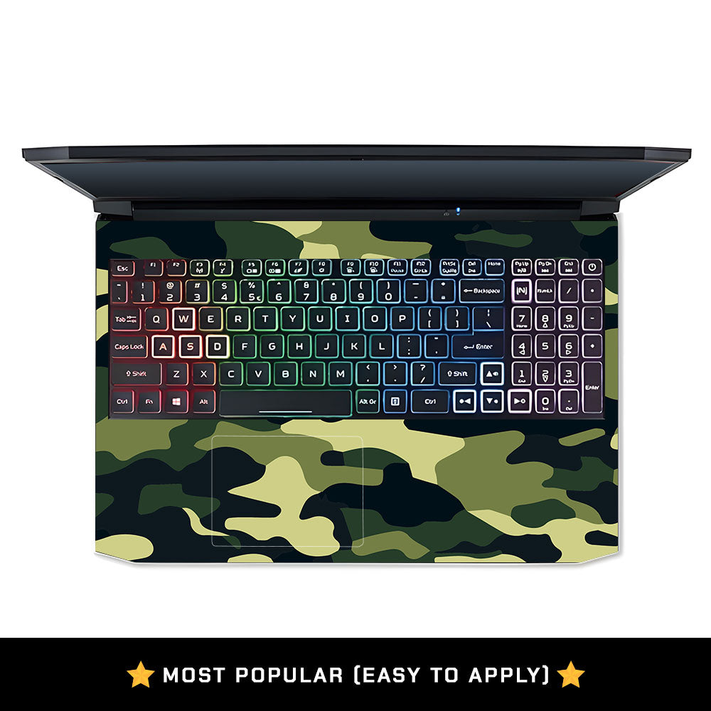 Forest Green Camo Acer Nitro 5 AN515 45, 55, 57 Laptop Skin
