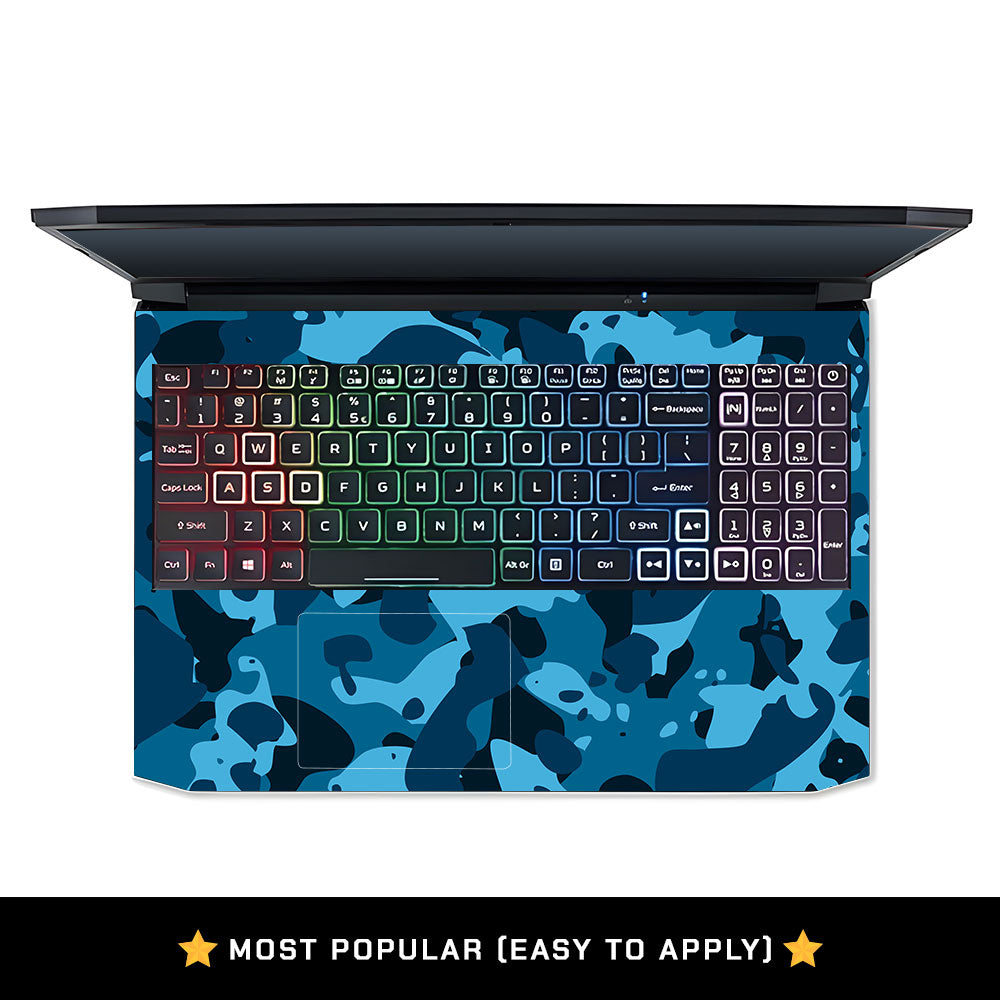 Deep Ocean Camo Acer Nitro 5 AN515 45, 55, 57 Laptop Skin