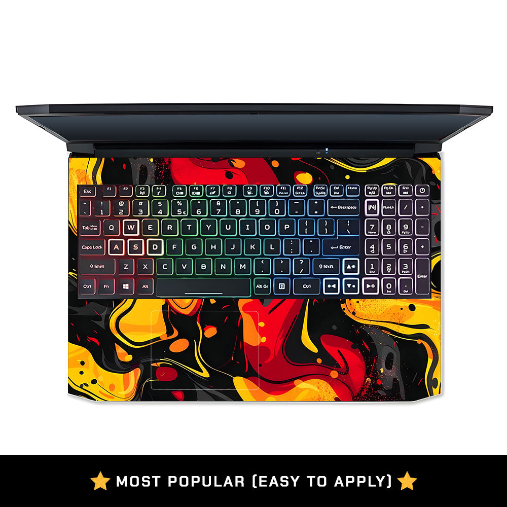 Lava Burst Acer Nitro 5 AN515 45, 55, 57 Laptop Skin