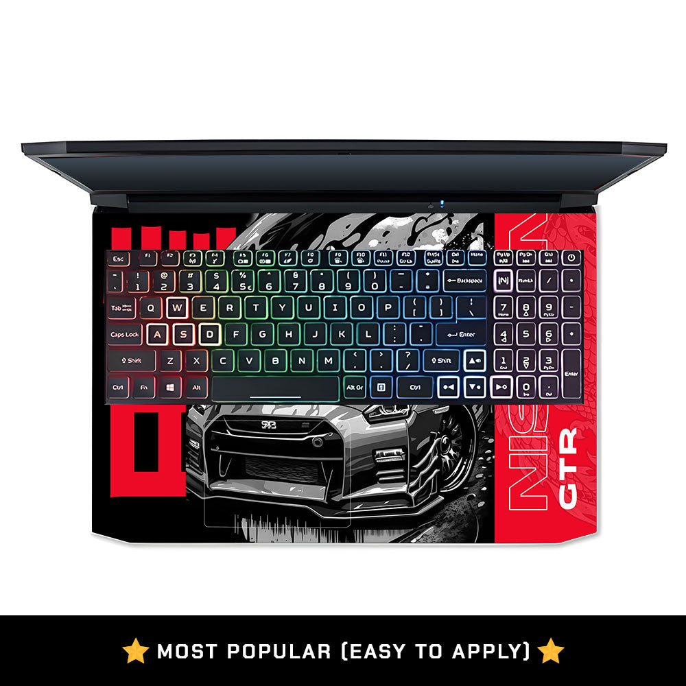 Nissan GTR Thrill Acer Nitro 5 AN515 45, 55, 57 Laptop Skin