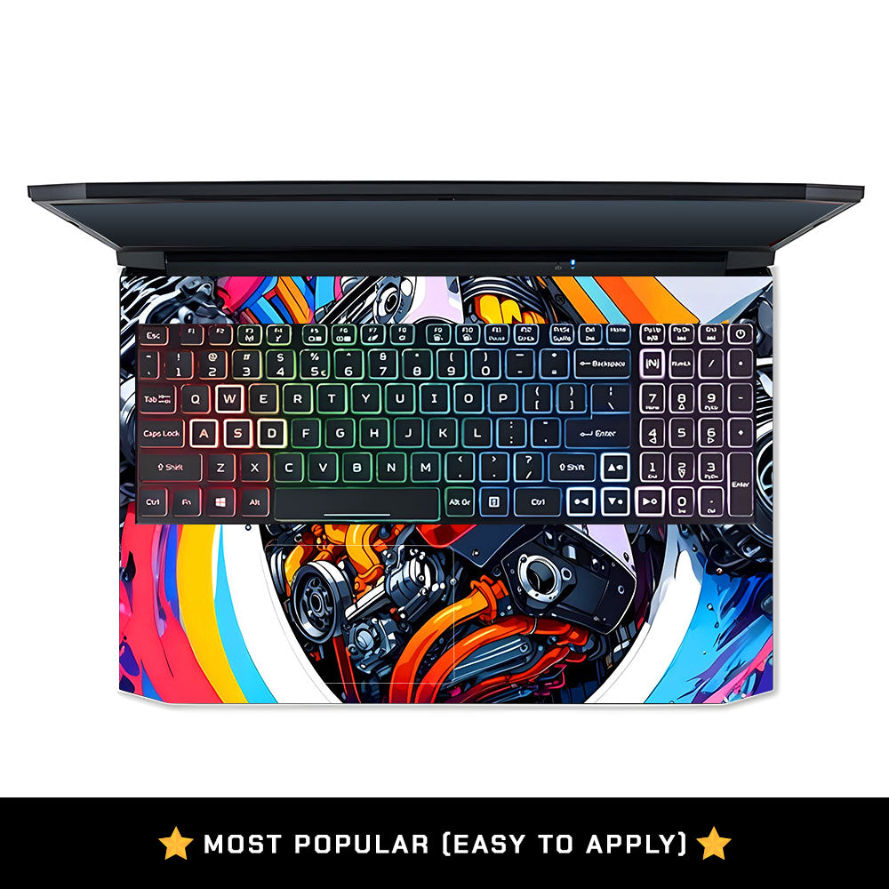 Power in Motion Acer Nitro 5 AN515 45, 55, 57 Laptop Skin