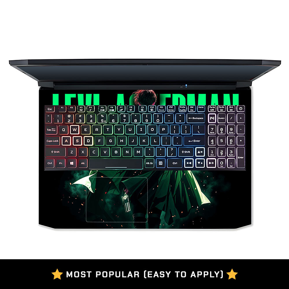 Levi Ackerman Stance Acer Nitro 5 AN515 45, 55, 57 Laptop Skin