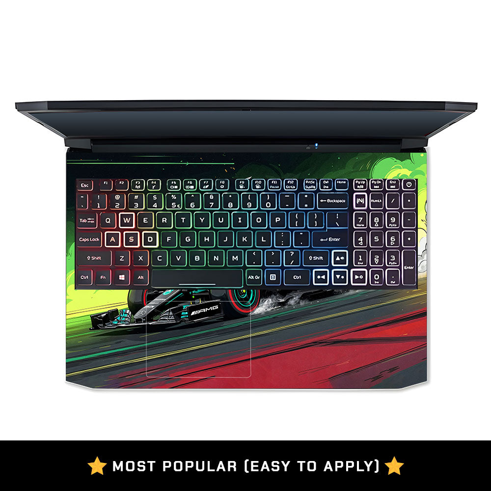 W15 F1 Red Bull x AMG Velocity Acer Nitro 5 AN515 45, 55, 57 Laptop Skin