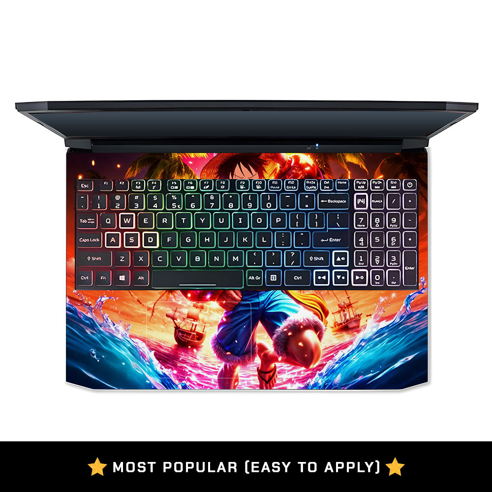 Golden Aura Pirate Acer Nitro 5 AN515 45, 55, 57 Laptop Skin