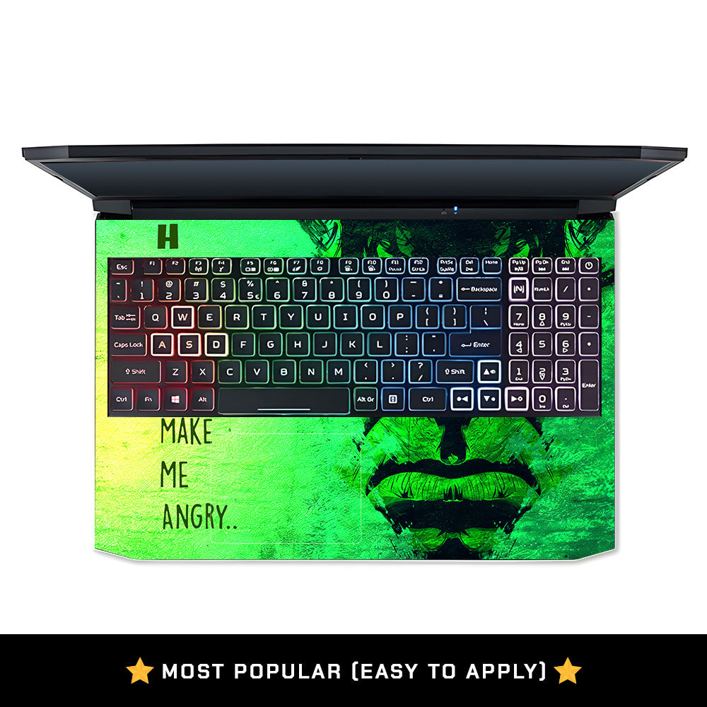 Green Comic Titan Acer Nitro 5 AN515 45, 55, 57 Laptop Skin