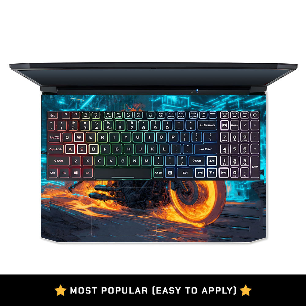 Hellfire Rider Acer Nitro 5 AN515 45, 55, 57 Laptop Skin