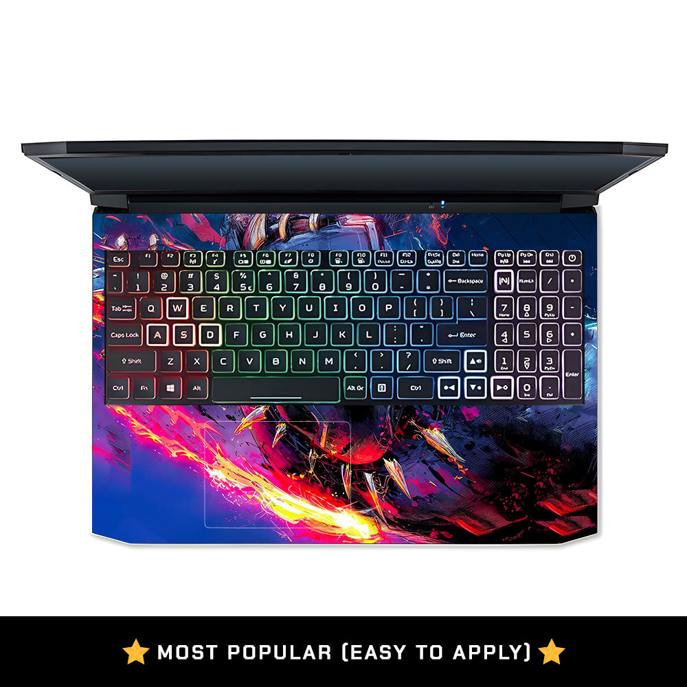Vibranium Fury Wakandan Charge Acer Nitro 5 AN515 45, 55, 57 Laptop Skin