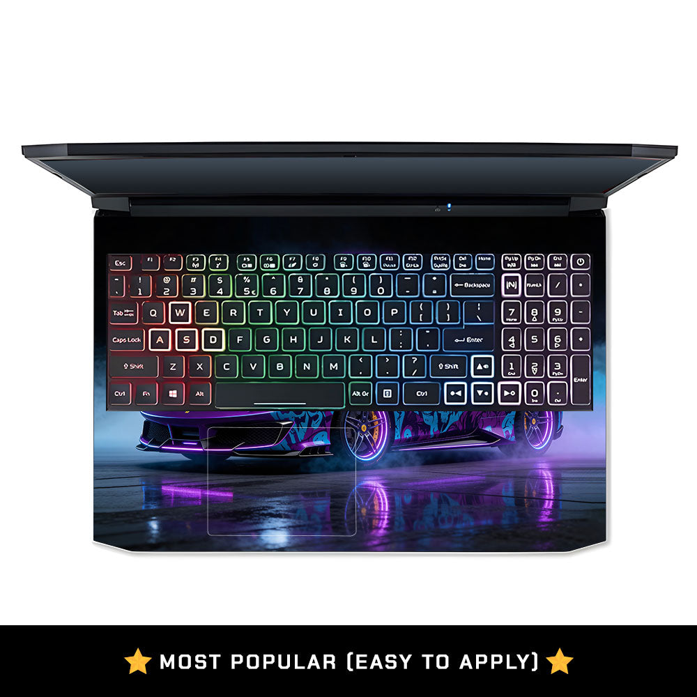 Psycho Drive Ferrari 488 Acer Nitro 5 AN515 45, 55, 57 Laptop Skin