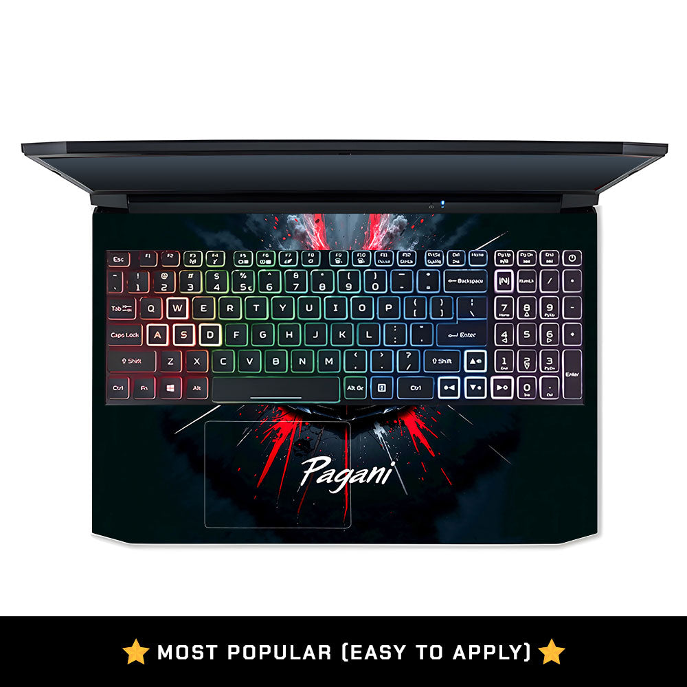 Pagani Midnight Impact Acer Nitro 5 AN515 45, 55, 57 Laptop Skin