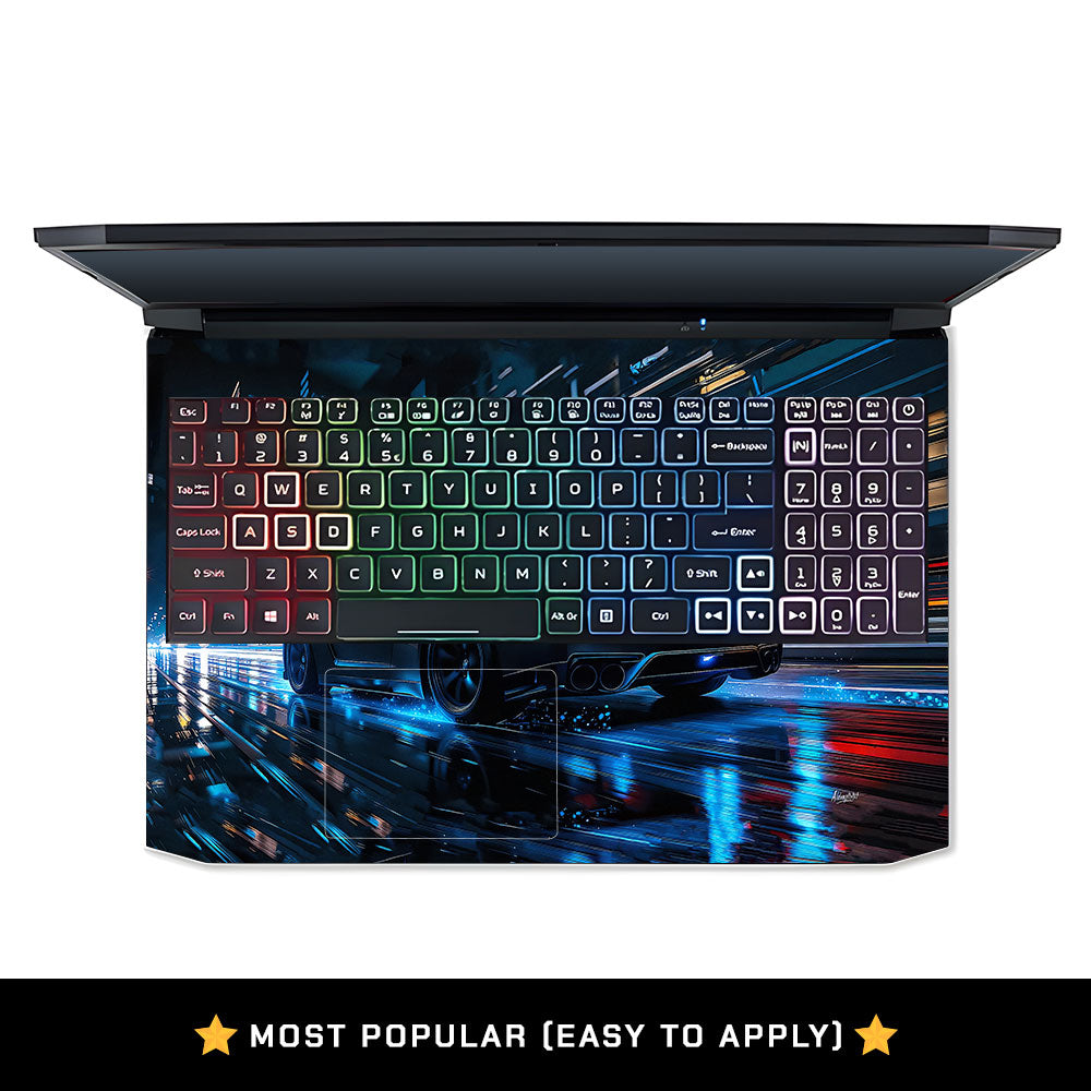 Neon GTR Nights Acer Nitro 5 AN515 45, 55, 57 Laptop Skin
