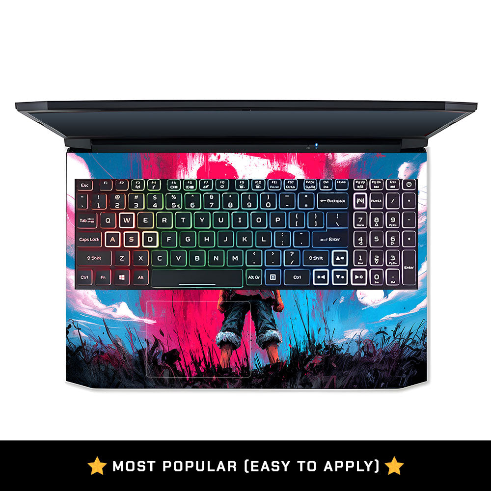Straw Hat Graffiti One Piece Acer Nitro 5 AN515 45, 55, 57 Laptop Skin
