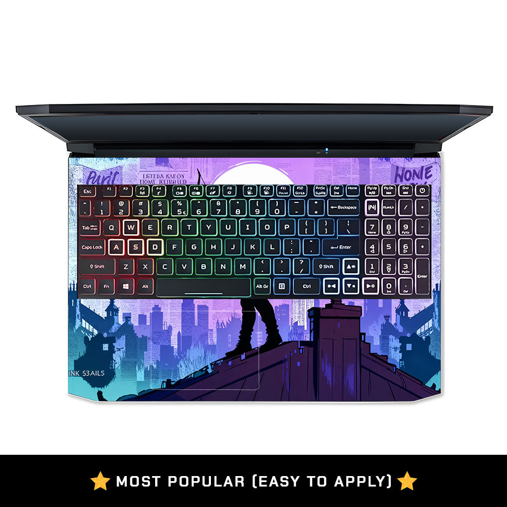 Comic Archer Hero Acer Nitro 5 AN515 45, 55, 57 Laptop Skin