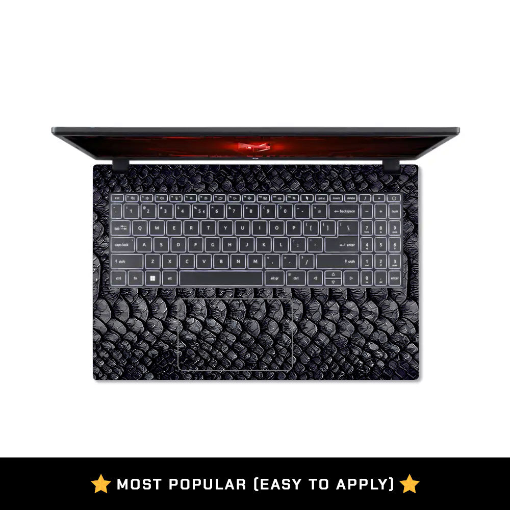 Black Dragon Scale Acer Nitro V ANV15 51 55CA Laptop Skin