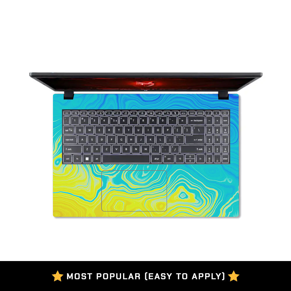 Ocean Gradient Waves Acer Nitro V ANV15 51 55CA Laptop Skin