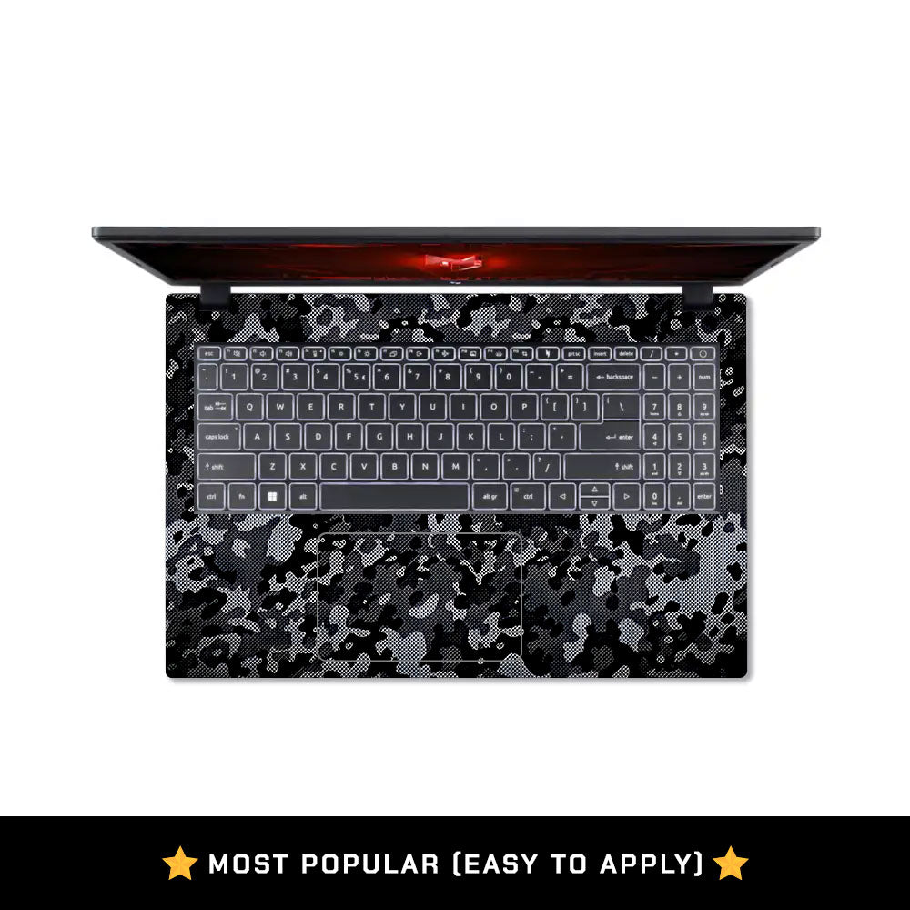 Stealth Grey Camo Acer Nitro V ANV15 51 55CA Laptop Skin