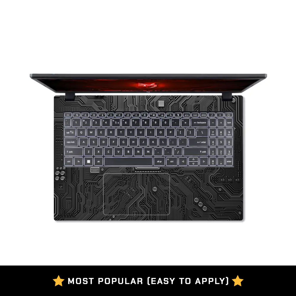 FOMO Circuit Dark Mode Acer Nitro V ANV15 51 55CA Laptop Skin