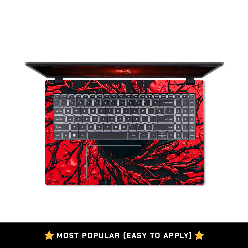 Spiderman Web Red Acer Nitro V ANV15 51 55CA Laptop Skin