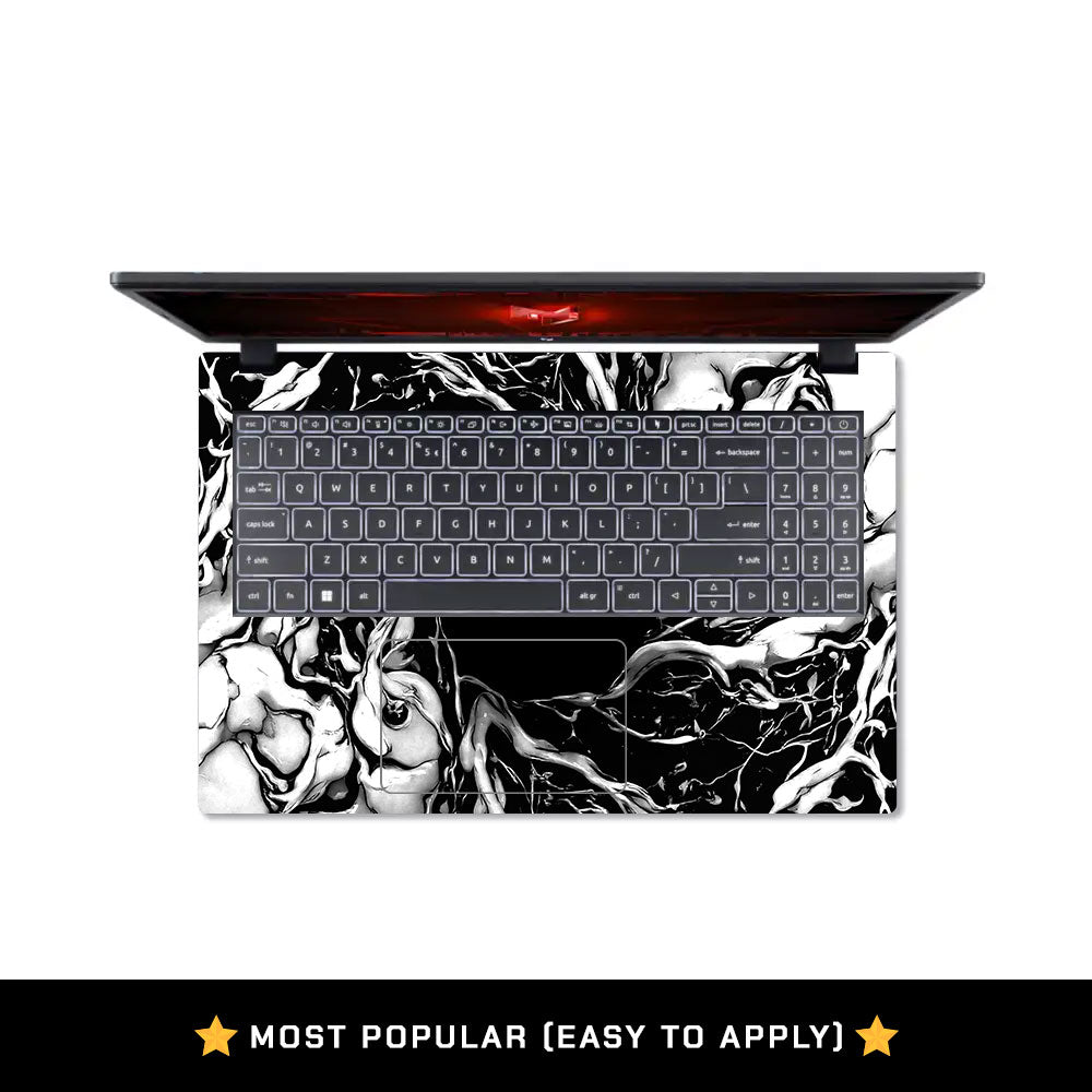 Spiderman Web Black Acer Nitro V ANV15 51 55CA Laptop Skin