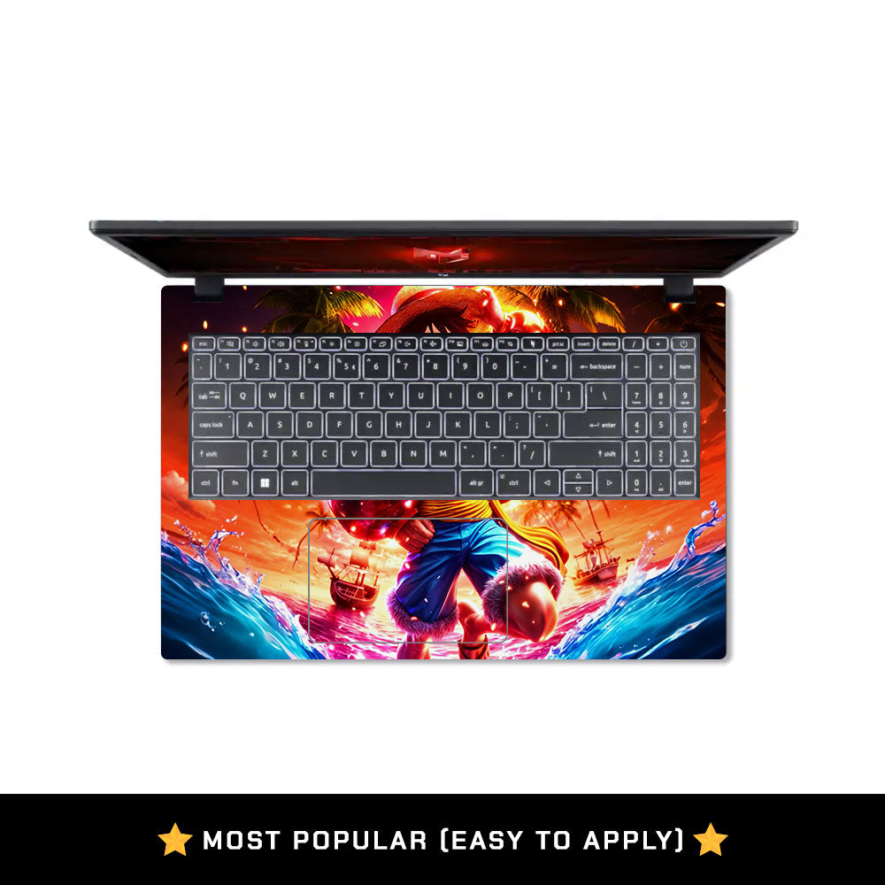 Golden Aura Pirate Acer Nitro V ANV15 51 55CA Laptop Skin