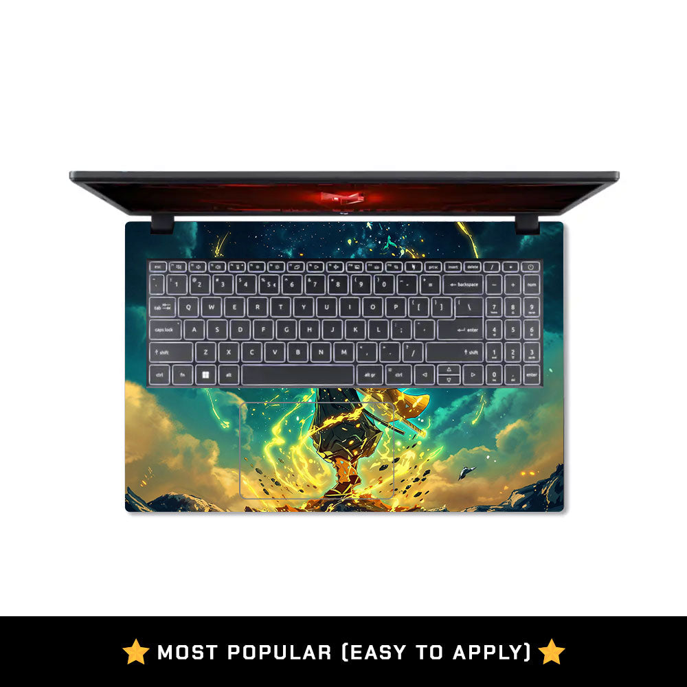 Zenitsu Thunder God Acer Nitro V ANV15 51 55CA Laptop Skin