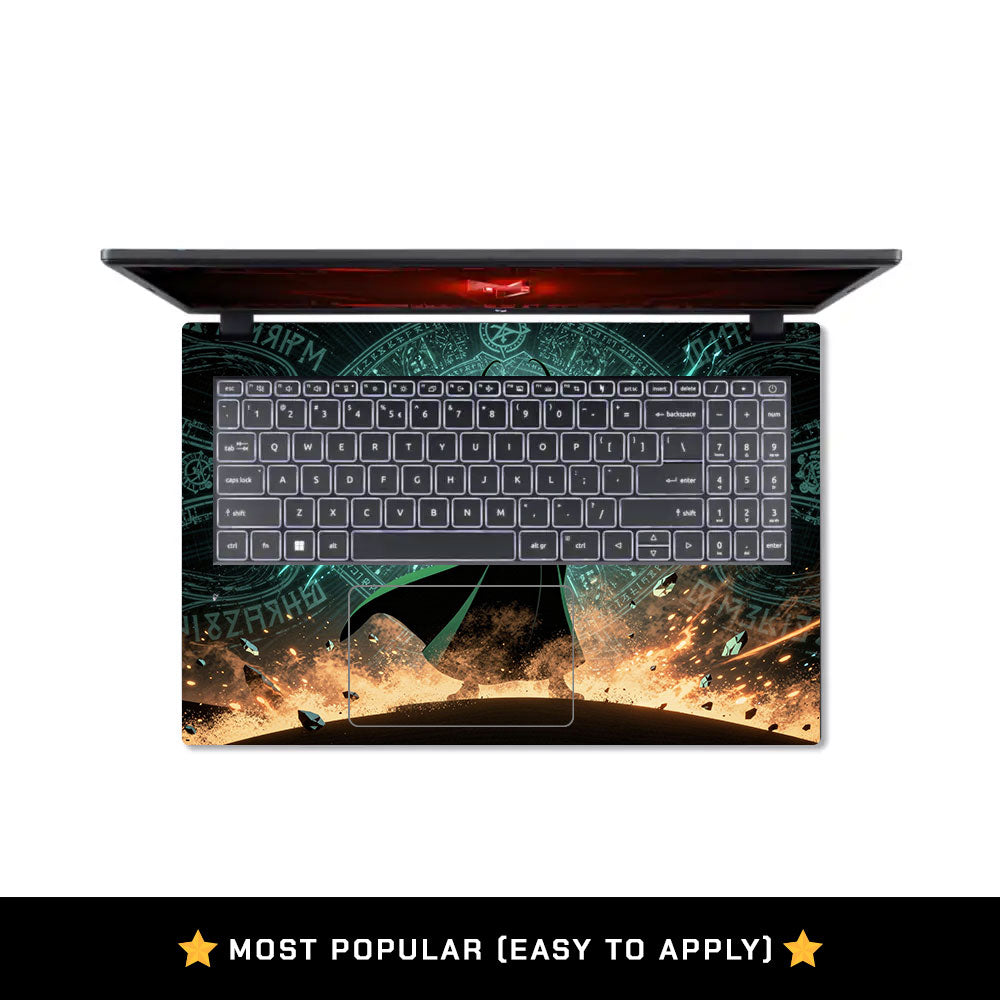 Neon Trickster God Acer Nitro V ANV15 51 55CA Laptop Skin