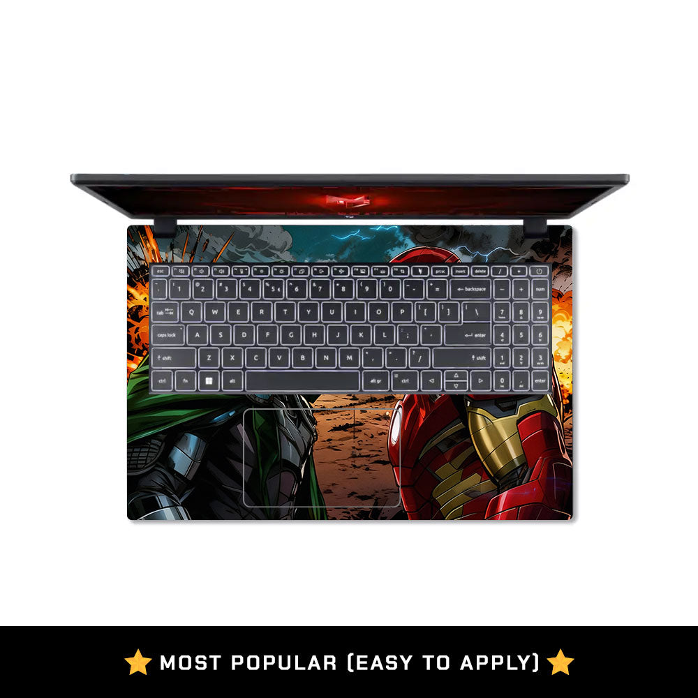 Armored Hero Showdown Acer Nitro V ANV15 51 55CA Laptop Skin