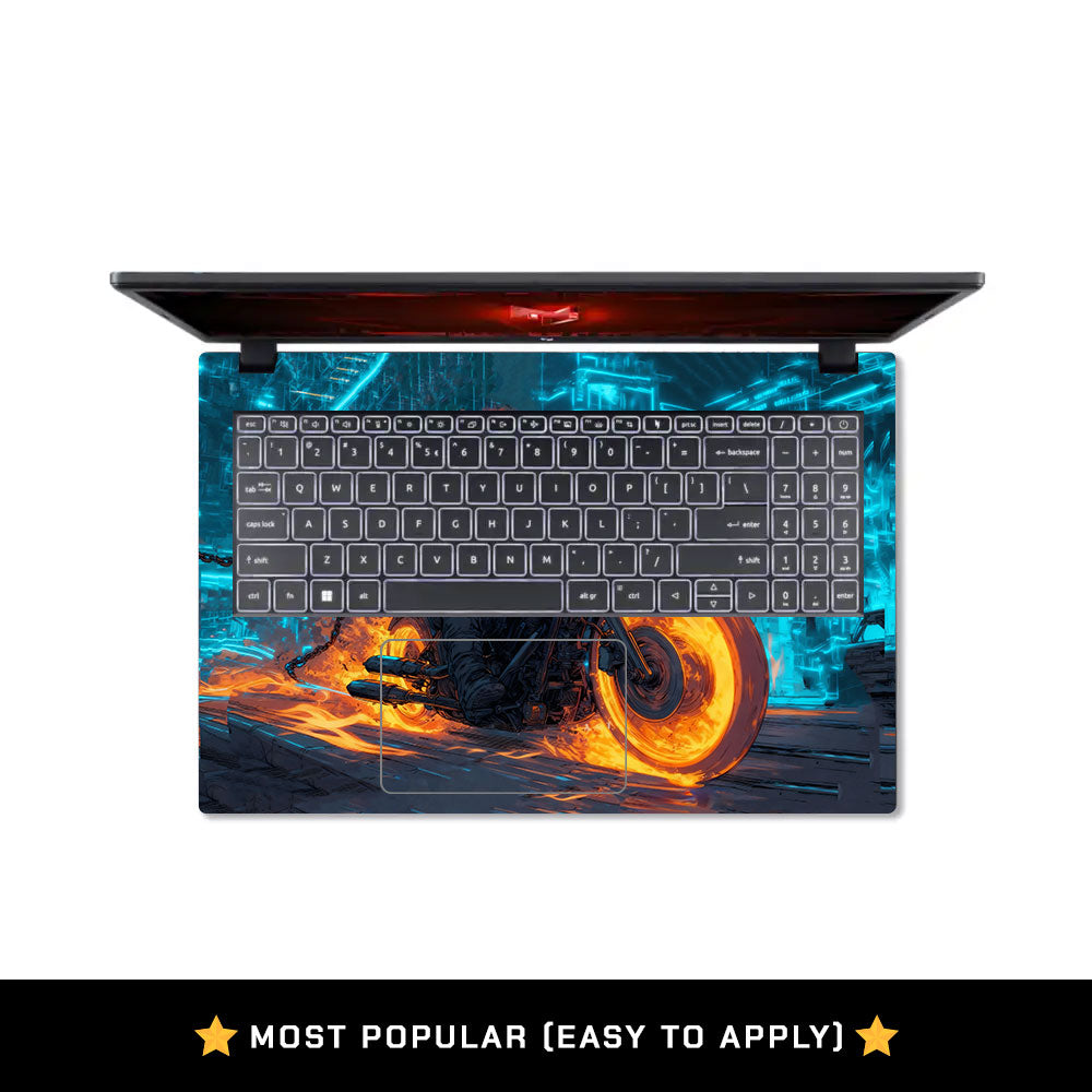 Hellfire Rider Acer Nitro V ANV15 51 55CA Laptop Skin