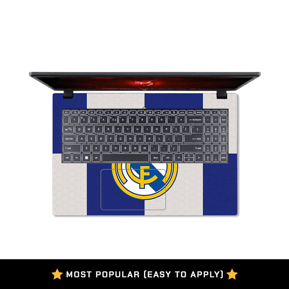 Royal Reign Real Madrid Glory Acer Nitro V ANV15 51 55CA Laptop Skin