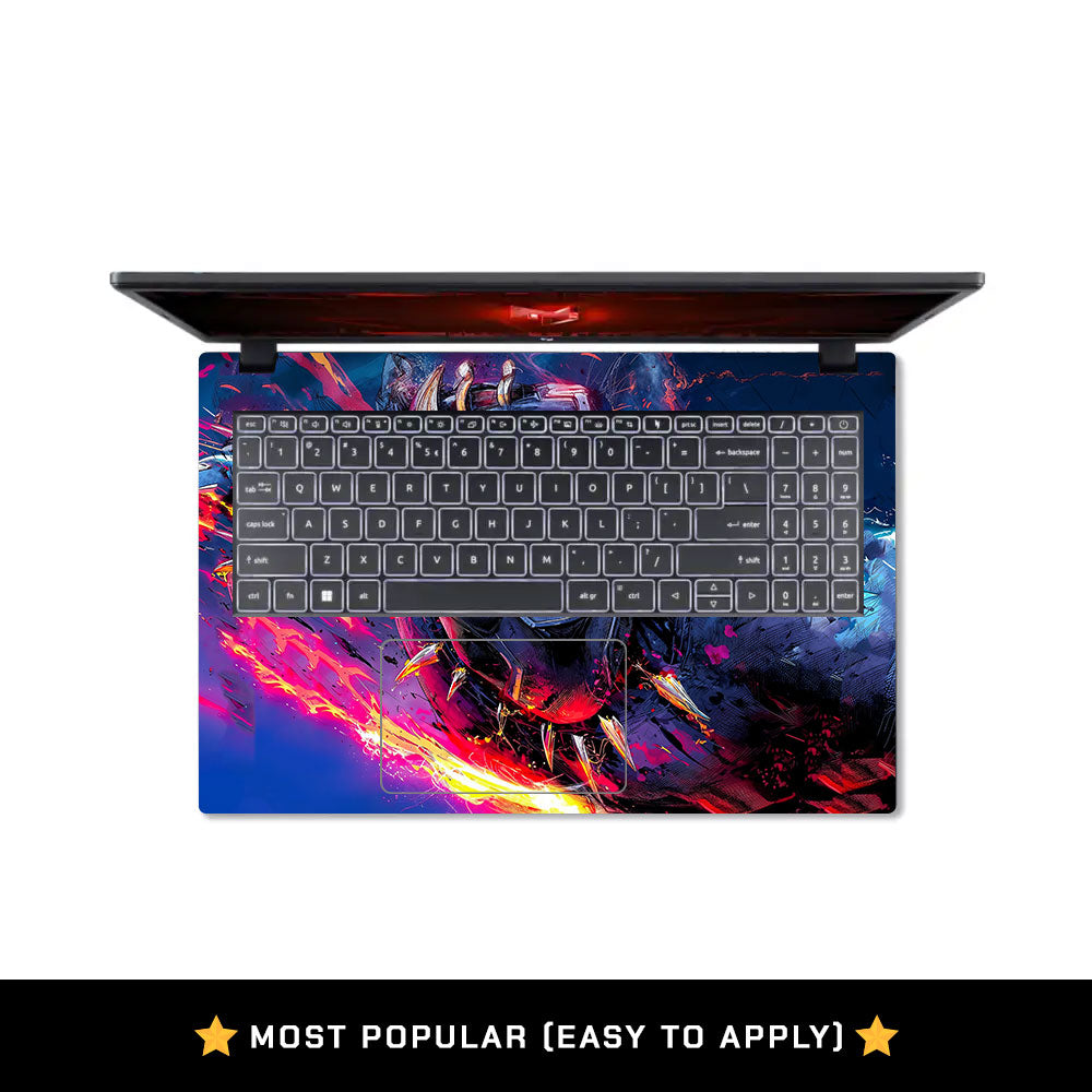 Vibranium Fury Wakandan Charge Acer Nitro V ANV15 51 55CA Laptop Skin