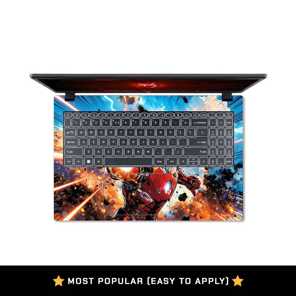 Iron Impact The Arc Reactor Acer Nitro V ANV15 51 55CA Laptop Skin