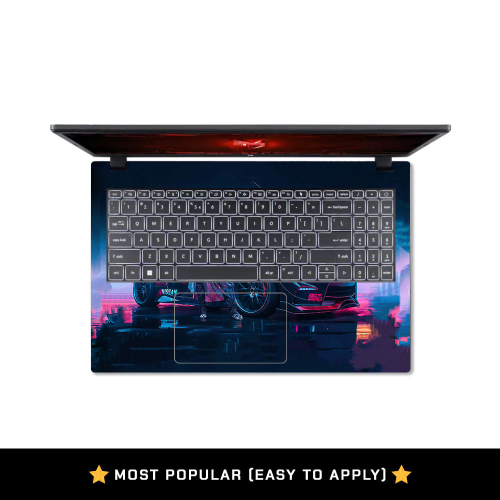 Neon Bloom Nezuko Racer Acer Nitro V ANV15 51 55CA Laptop Skin